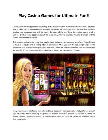 Binpafesde.ga best paying online casino games